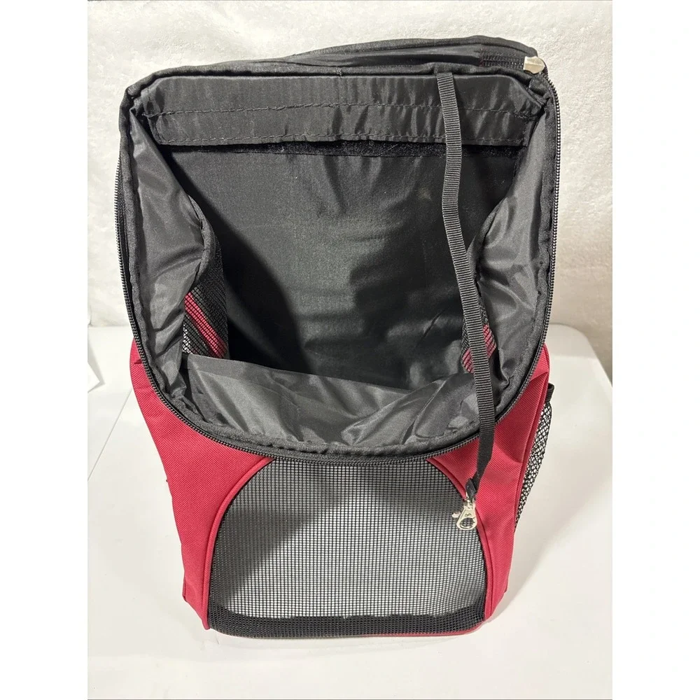 PetAmi Premium X Small Pet Backpack Carrier Removable Sherpa Pad Safety Strap
